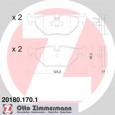 ZIMMERMANN PADS REAR BMW 3 E36 E46 Z1 Z3 Z4 KRK photo 2 - milautoparts-fr.ukrlive.com