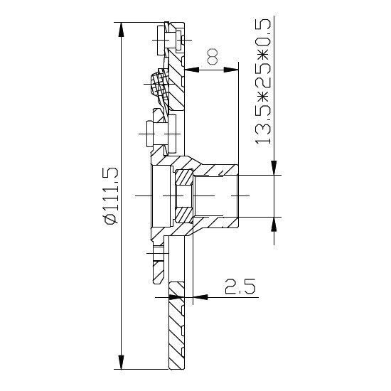 2302004 DISQUE DU CLIMATISEUR DCS17 SUBARU FORESTER photo 4 - milautoparts-fr.ukrlive.com