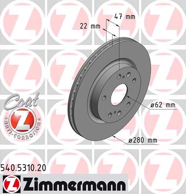 ZIMMERMANN DISQUES AVANT SX4 S-CROSS VITARA II 15- photo 2 - milautoparts-fr.ukrlive.com