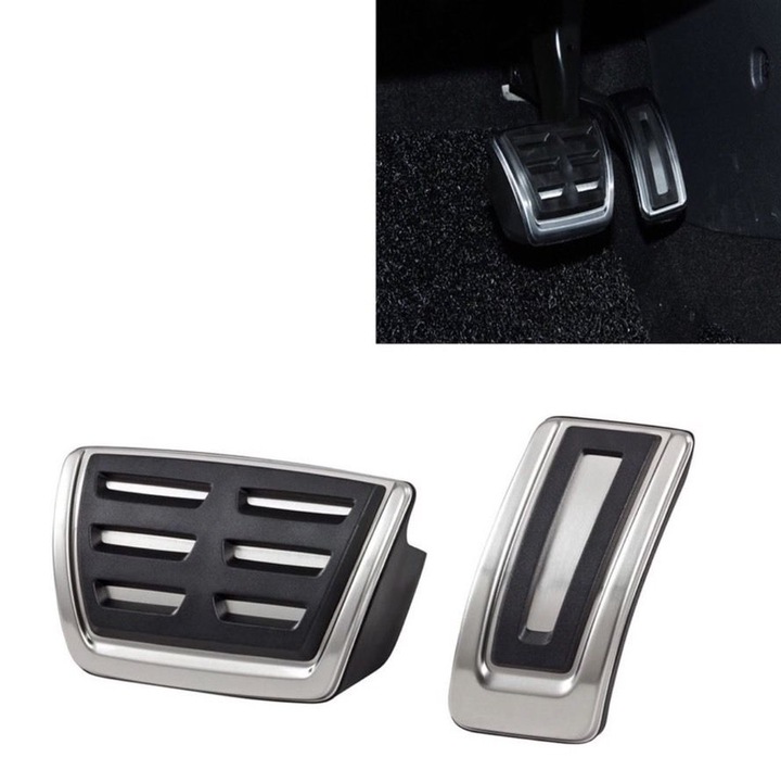 PIEKNE ALUMINIUM TRIMS ON PEDALS AUDI A4 B9 2017-2020 photo 2 - milautoparts-fr.ukrlive.com