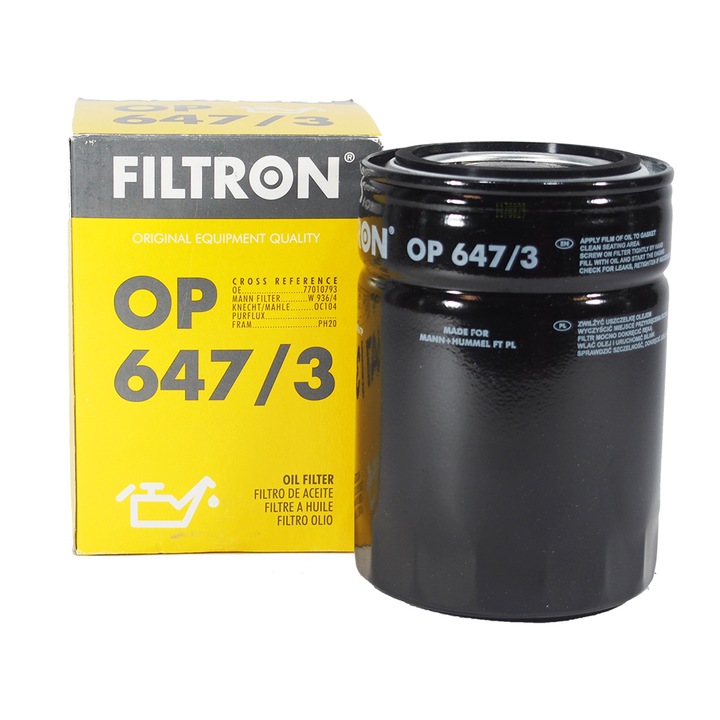 FILTRON FILTER OILS OP647/3 photo 1 - milautoparts-fr.ukrlive.com