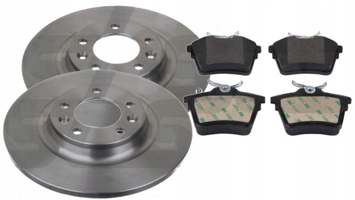 DISQUES DELPHI + SABOTS DE FREIN ARRIÈRE PEUGEOT 407 508 607 C5 photo 2 - milautoparts-fr.ukrlive.com