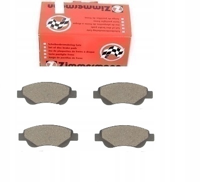 TOYOTA AYGO PADS BRAKE FRONT ZIMMERMANN photo 1 - milautoparts-fr.ukrlive.com