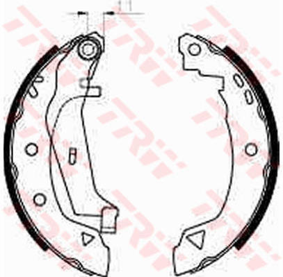 TRW SABOTS DE FREIN À TAMBOUR ALFA ROMEO 33, RENAULT 19 R19, RAPID photo 1 - milautoparts-fr.ukrlive.com