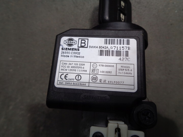 IGNITION LOCK KEY NISSAN MURANO Z50 3.5 photo 2 - milautoparts-fr.ukrlive.com