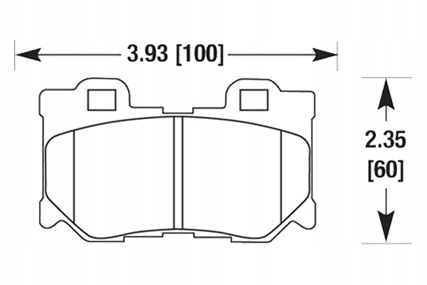 HAWK HPS 5.0 PADS REAR INFINITI Q60 Q70 QX70 KRK photo 2 - milautoparts-fr.ukrlive.com