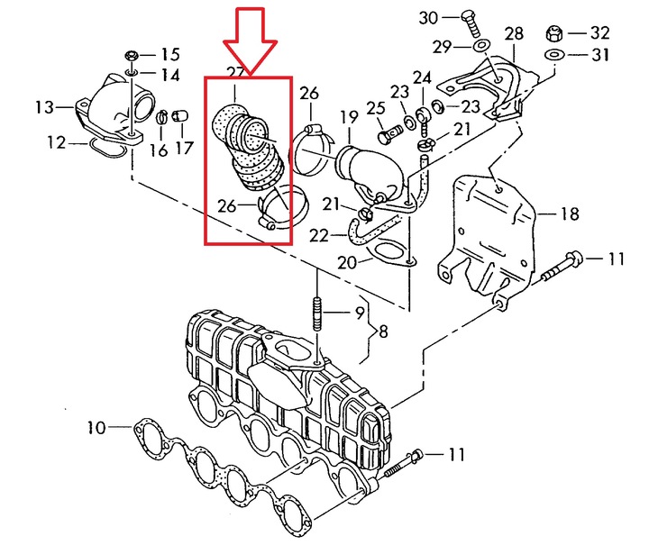 TUYAU BUSE TURBO SEAT IBIZA CORDOBA TOLEDO 1,9TD TDI photo 5 - milautoparts-fr.ukrlive.com