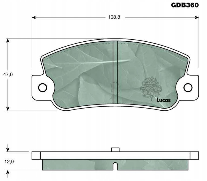 PADS BRAKE FIAT REAR CROMA 1,6-2,5 85-96 TRW photo 8 - milautoparts-fr.ukrlive.com