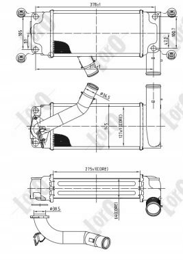 RADIATOR INTERCOOLER TOYOTA AURIS E15 COROLLA E15 photo 4 - milautoparts-fr.ukrlive.com