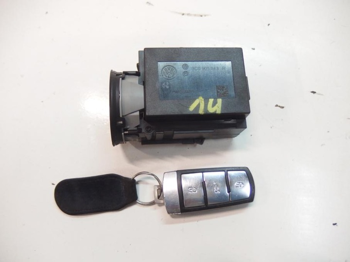 VW PASSAT B6 3C IGNITION LOCK KEY 3C090584R photo 2 - milautoparts-fr.ukrlive.com