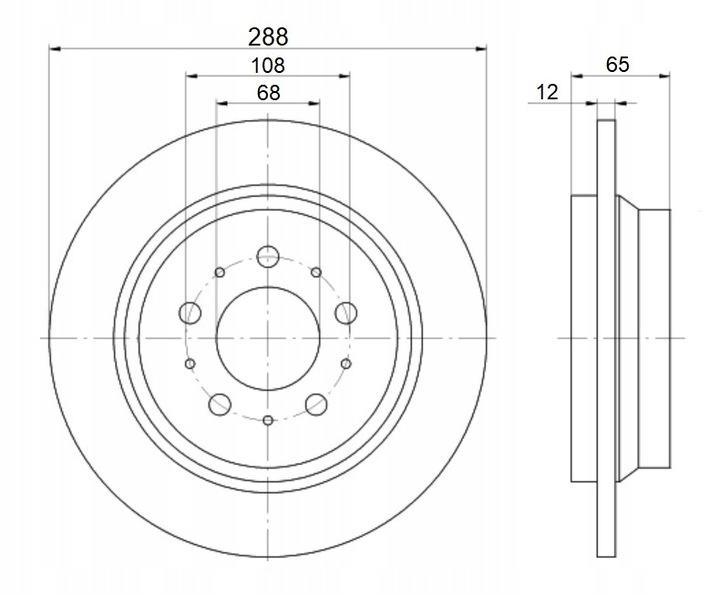 DISQUES MIKODA 2427 GT VOLVO S60 I 00R- ARRIÈRE 288MM photo 2 - milautoparts-fr.ukrlive.com