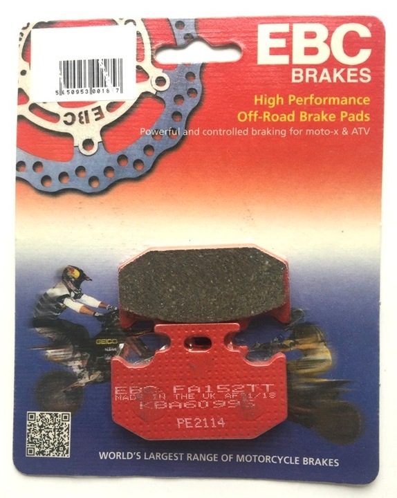 EBC PADS BRAKE MOTO SUZUKI DR 250 (DJEBEL 250 XC/GPS (96-98) photo 3 - milautoparts-fr.ukrlive.com