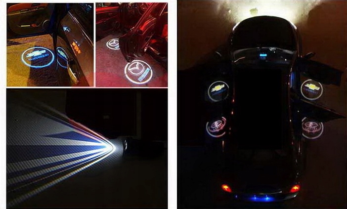 ŽIBINTAI LED POWITALNE LOGO SEAT SUPER GALIA 2X7W MAX nuotrauka 10
