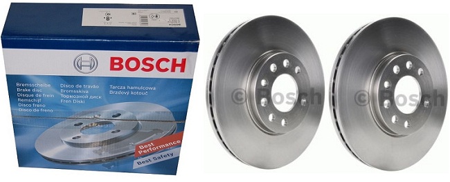 DISCS BRAKE OPEL VECTRA B 5 BOLTS FRONT BOSCH photo 3 - milautoparts-fr.ukrlive.com