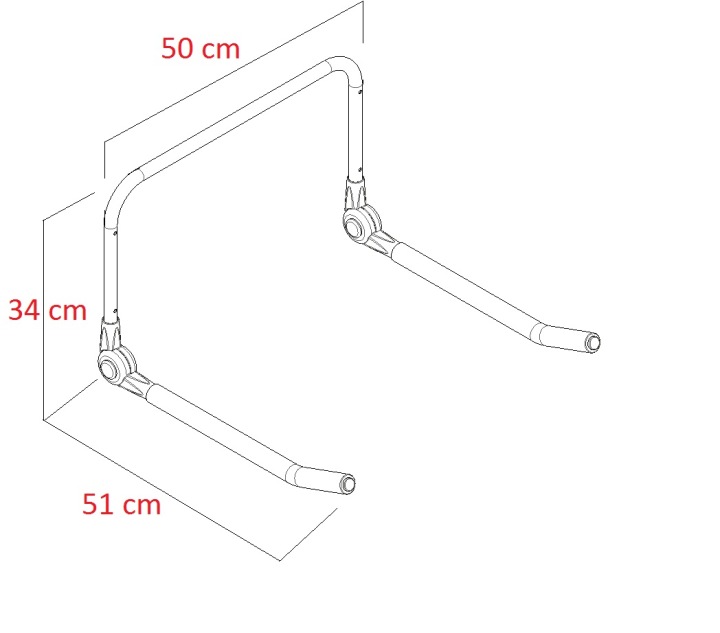 SUPPORT SCIENNY SUR VÉLO VÉLOS SKIS POIGNÉE WS01