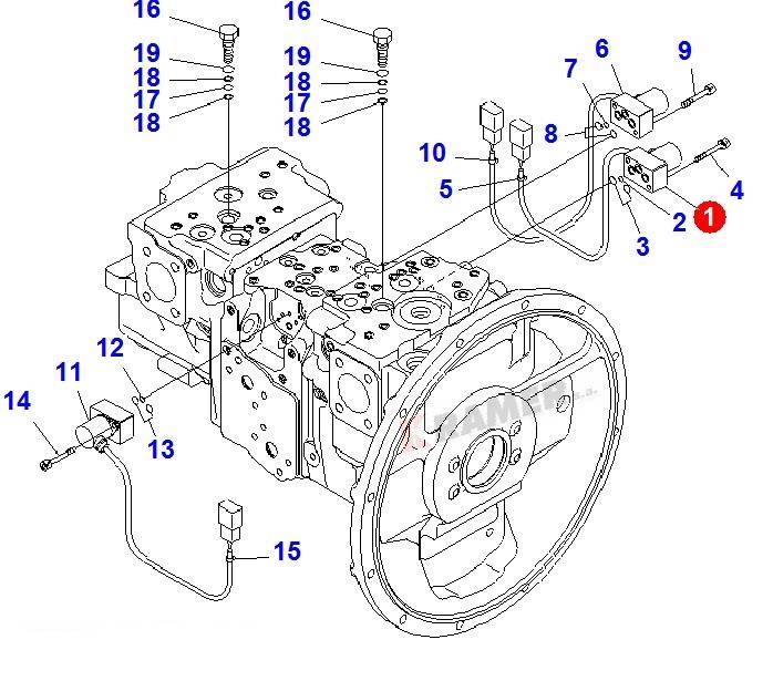 BOBINE PROPORCJONALNA KOMATSU PC210 PC240 WA500-6 photo 2 - milautoparts-fr.ukrlive.com