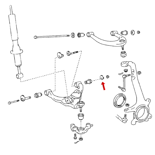 PAD MIMOSRODOWA LAND CRUISER 48198-60011 photo 2 - milautoparts-fr.ukrlive.com