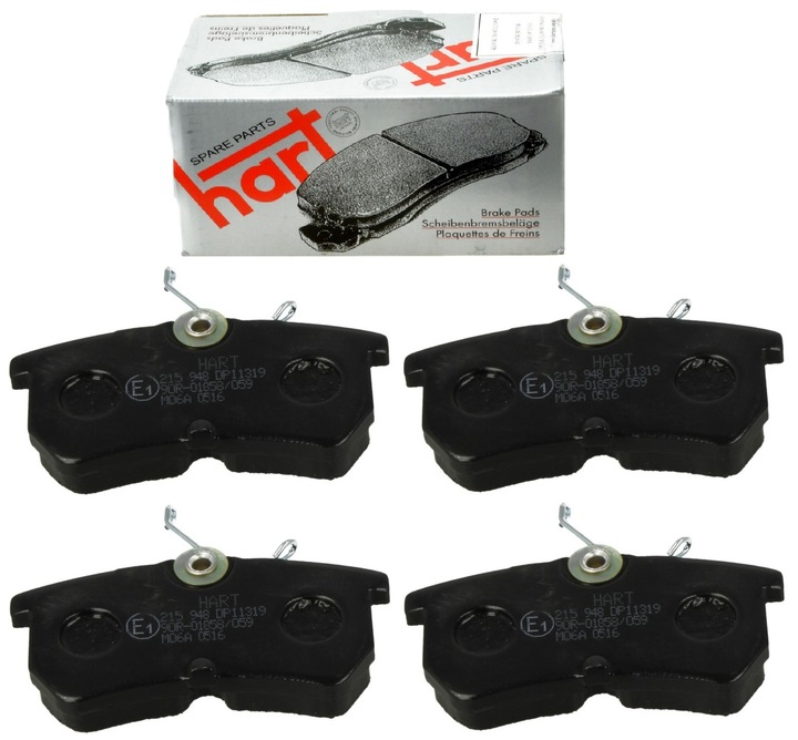 Hart колодки тормозные./t/ ford fiesta 02- focus 215948, Цена