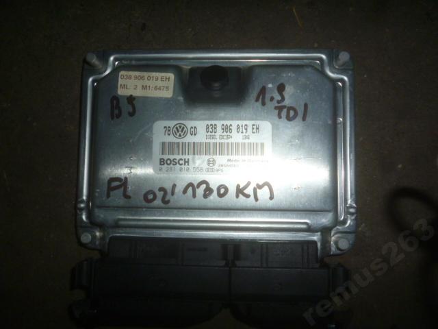 фото №1, Комп'ютер passat b5 , a4 1.9 tdi , 038906019eh