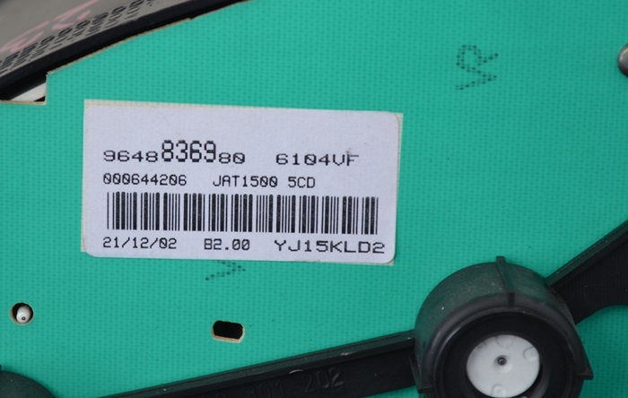 фото №10, Спідометр  прилади peugeot 206 2,0 hdi 9648836980