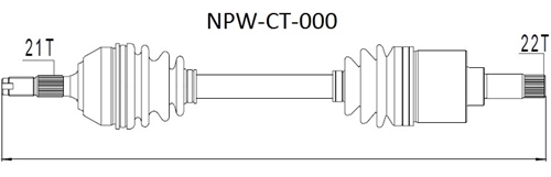 фото №4, Піввісь ліва citroen saxo 1.0 1.1 96-03