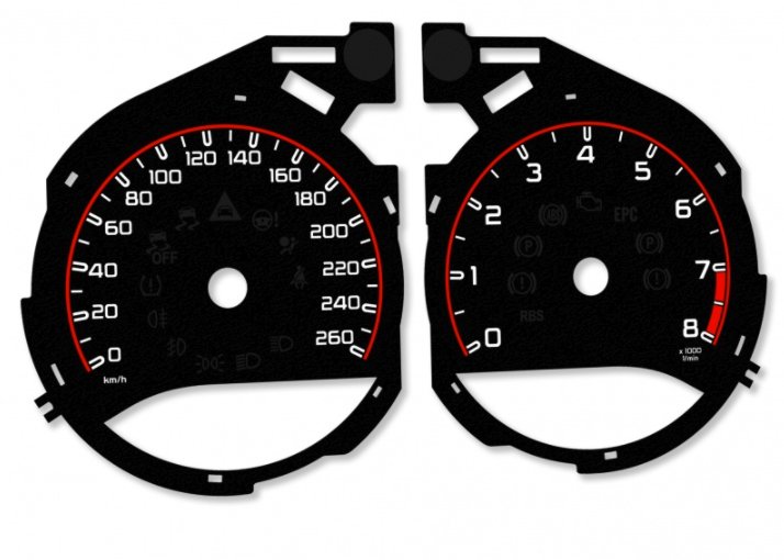 фото №7, Mercedes клас c w205 диски спідометра прилади замінник mph km/h авто з usa