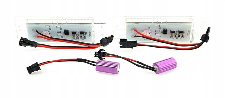 фото №2, Corsa c d / zafira b / astra h лампочки led номерного знака