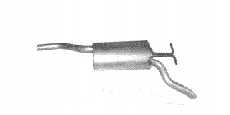 фото №1, Глушитель конечный mercedes w210 poj.2,0+2,3 +poj.2,2 дизель