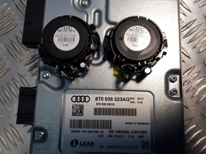 фото №3, Bang & olufsen audi q5 8r динамики усилитель