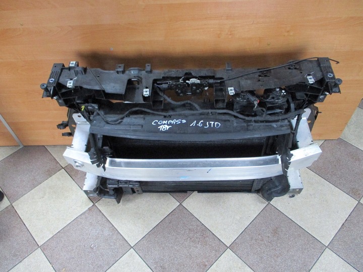 фото №2, Pas переднє радіатор jeep compass 1.6jtd 18r