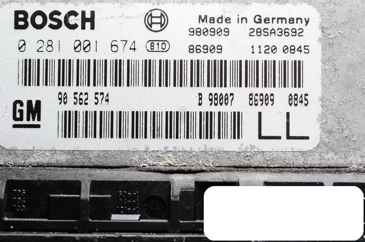 фото №6, Компьютер opel astra 0281001674 90562574