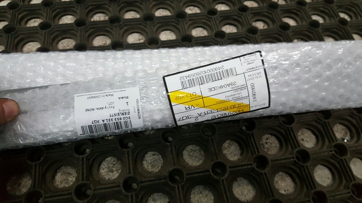 фото №3, Левая планка дверная зад vw passat b8 3g0