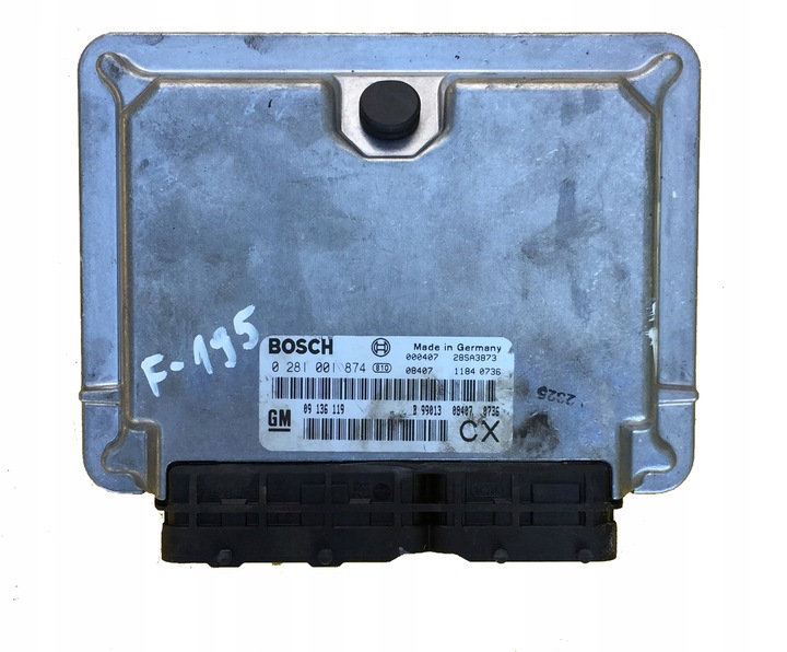 фото №1, Ecu opel vectra b 2.0 dti 0281001874 09136119