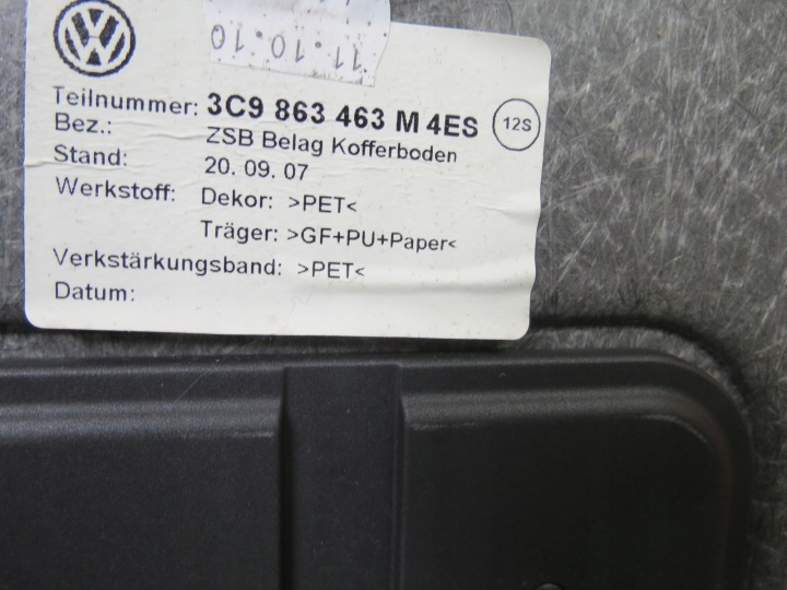 фото №8, Vw passat b7 універсал килим покриття  багажника
