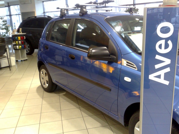 фото №2, Chevrolet aveo 5d хетчбек 2006 - 2011 планки бічні