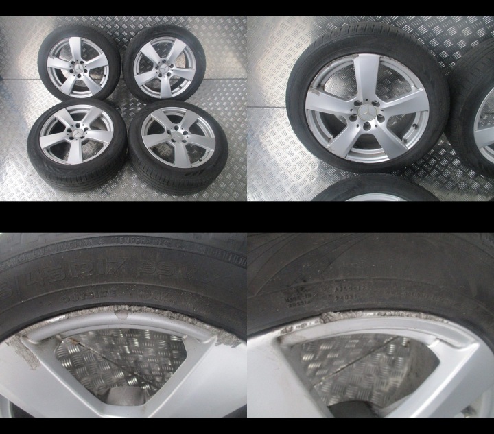 ruote CERCHI pneumatici, gomme Mercedes E-klasa W 212 17 4mm