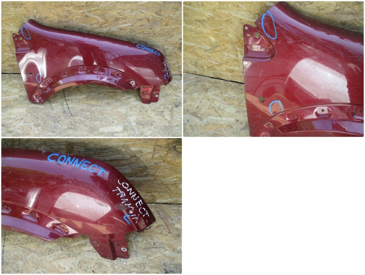 fender Ford Conect right damaged
