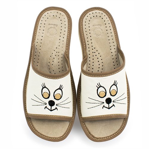 KLAPKI DAMSKIE SKÓRA WYPROFILOWANA WKŁADKA KAPCIE r.37