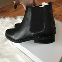 Zdjęcie oferty: STEVE MADDEN czarne buty Chelsea botki Skórzane