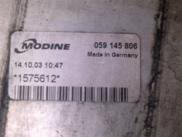 Audi a4 a6 2,5 tdi інтеркулер 059145806 Ціна