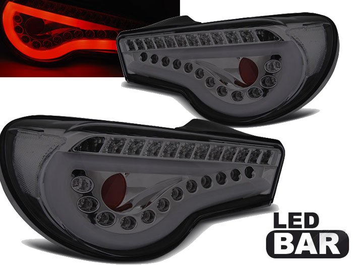 Купити Ліхтарі  toyota gt86 12- led смуга smoke