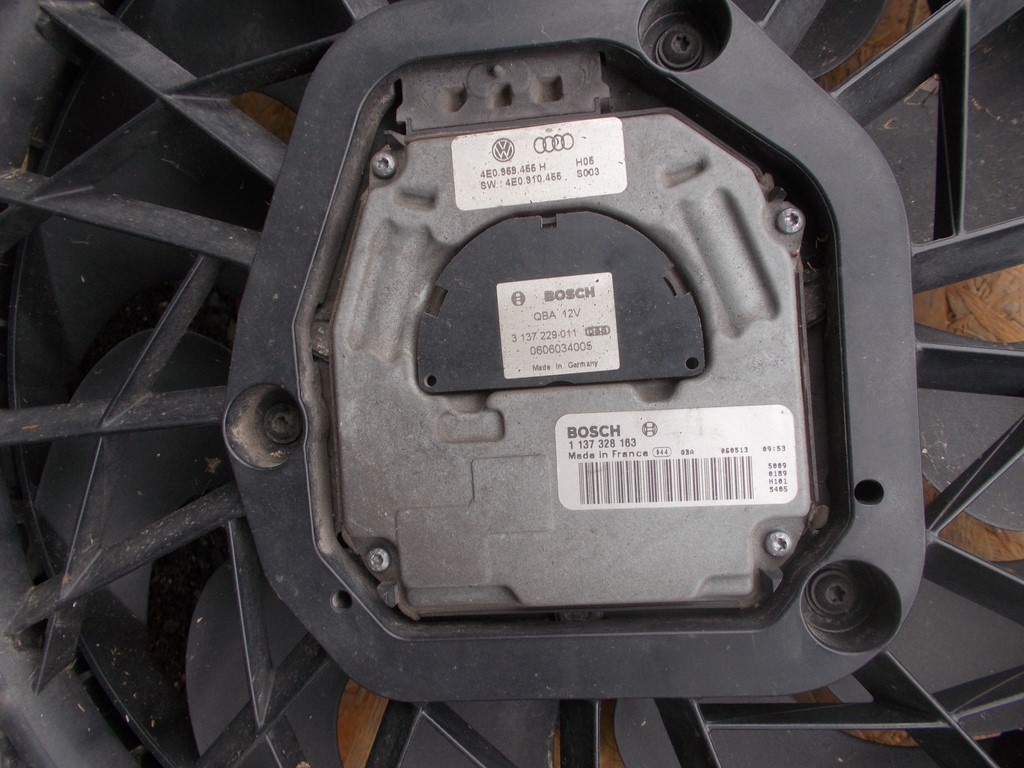 фото №4, Pas передний вентиляторы audi a8 d3 4e0 2002-2010r