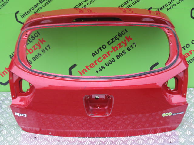 фото №1, Kia rio 2012 2013 2014 2015 -задняя крышка багажника czerwona