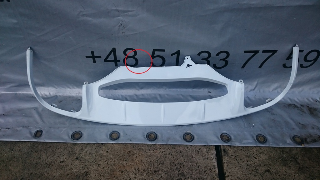 фото №1, Спойлер накладка задня porsche macan 95b org