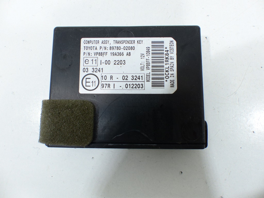 фото №8, Corolla e15 1.6 valvematic бортовий комп'ютер 89661-02t41