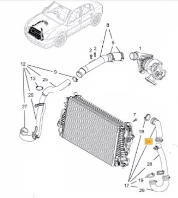 Opel signum vectra c 2.0 2.2 dti інтеркулер Ціна
