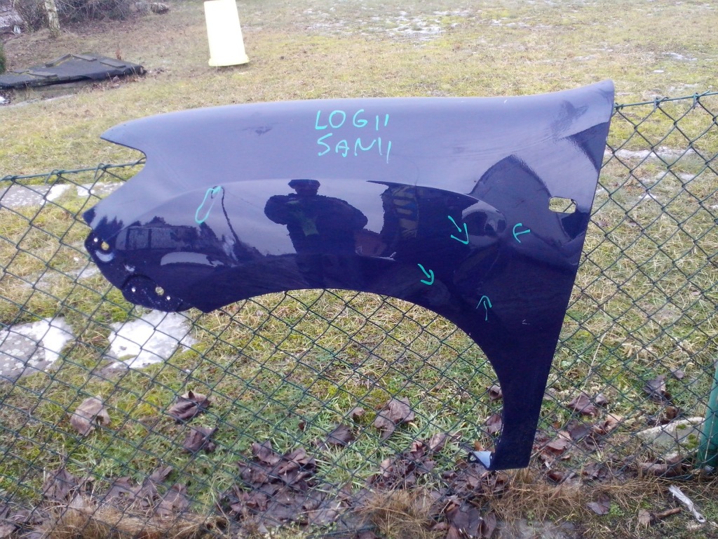 Купить Крыло  левое  перед dacia logan 2 sandero 2 12-