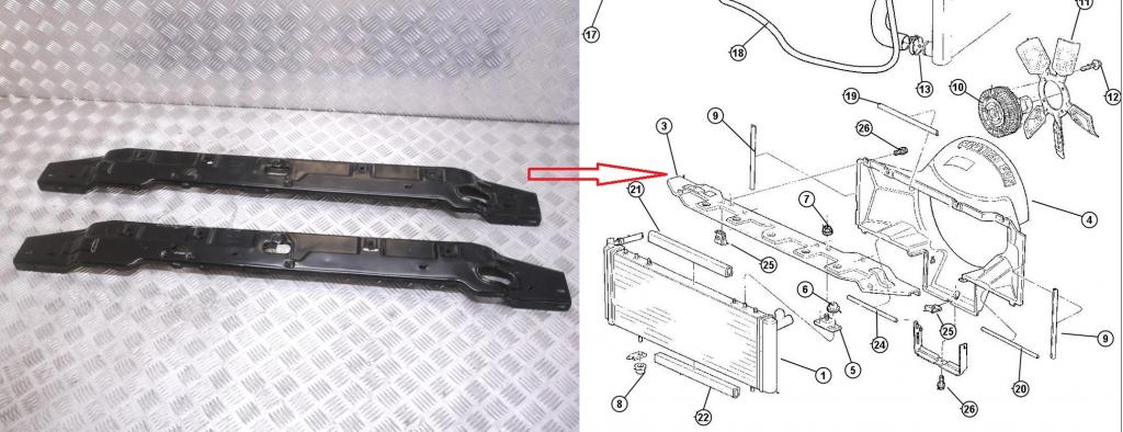 фото №2, Pas підсилювач jeep cherokee 55235830aa mopar