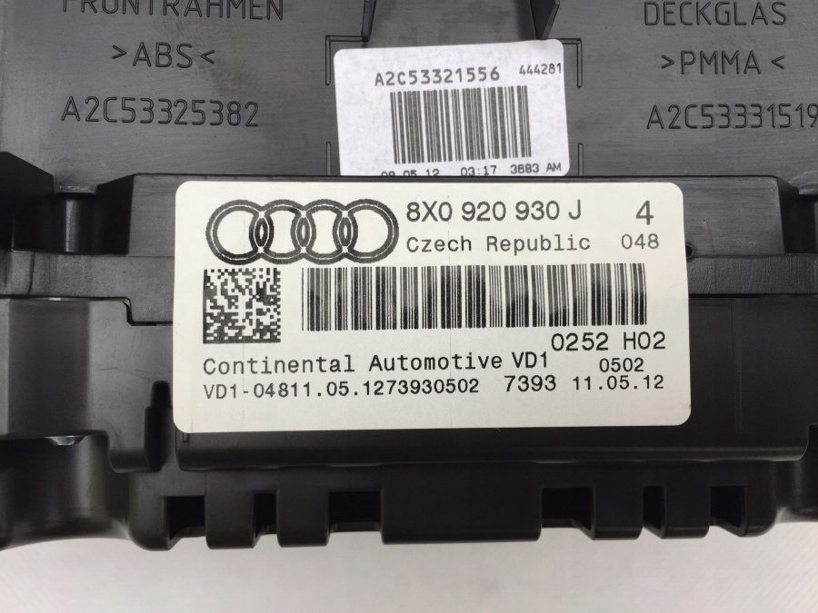 фото №6, Лічильник 8x0920930j audi a1 8x дизель пробіг 60000km