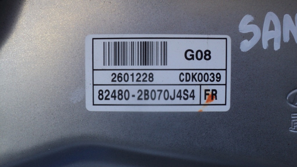 фото №8, Механізм підйомник скло перед santa fe ii 08r